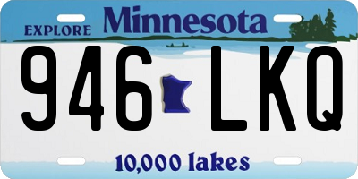 MN license plate 946LKQ