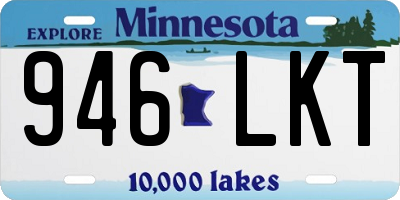 MN license plate 946LKT