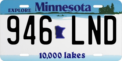 MN license plate 946LND