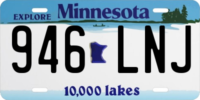 MN license plate 946LNJ