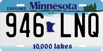 MN license plate 946LNQ