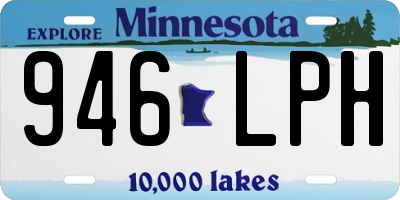 MN license plate 946LPH