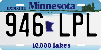 MN license plate 946LPL