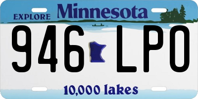 MN license plate 946LPO