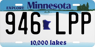 MN license plate 946LPP