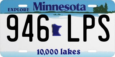 MN license plate 946LPS