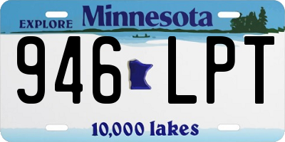 MN license plate 946LPT