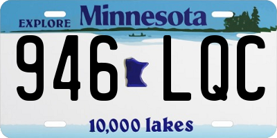 MN license plate 946LQC