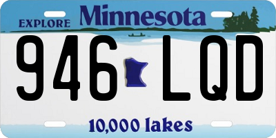 MN license plate 946LQD