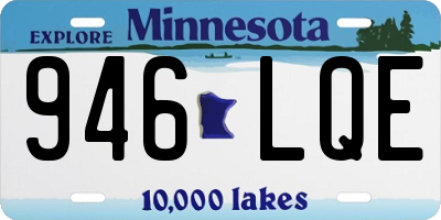 MN license plate 946LQE