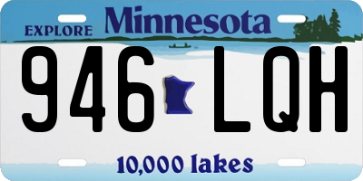 MN license plate 946LQH