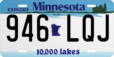 MN license plate 946LQJ