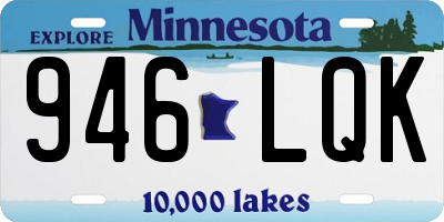 MN license plate 946LQK