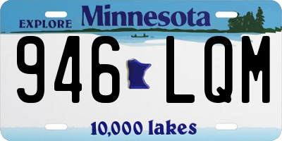 MN license plate 946LQM