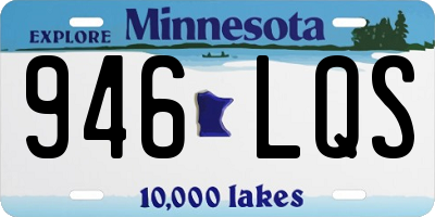 MN license plate 946LQS
