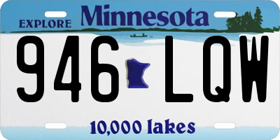 MN license plate 946LQW