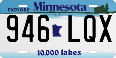 MN license plate 946LQX