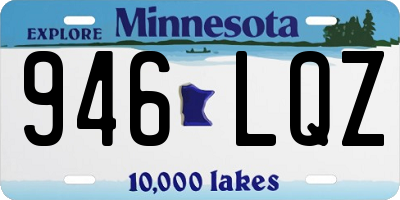 MN license plate 946LQZ