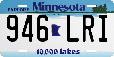 MN license plate 946LRI