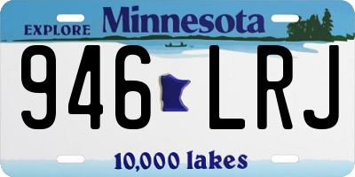 MN license plate 946LRJ