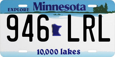 MN license plate 946LRL