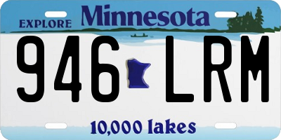 MN license plate 946LRM