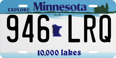 MN license plate 946LRQ