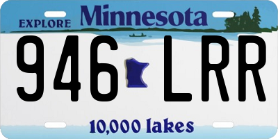 MN license plate 946LRR