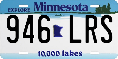 MN license plate 946LRS