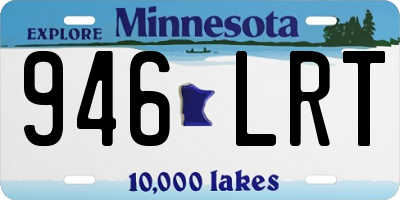 MN license plate 946LRT