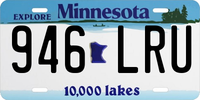 MN license plate 946LRU