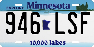 MN license plate 946LSF