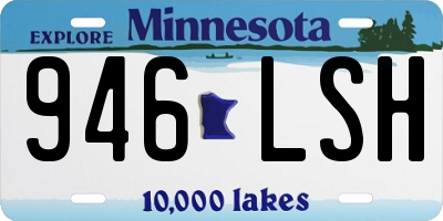 MN license plate 946LSH
