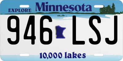 MN license plate 946LSJ