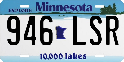 MN license plate 946LSR