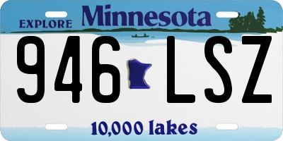 MN license plate 946LSZ