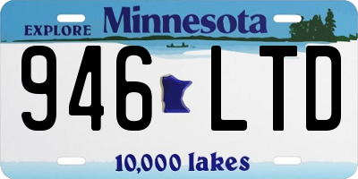 MN license plate 946LTD
