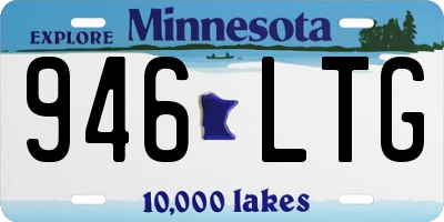 MN license plate 946LTG
