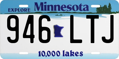MN license plate 946LTJ