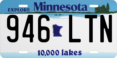 MN license plate 946LTN