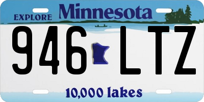MN license plate 946LTZ