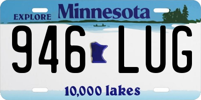 MN license plate 946LUG