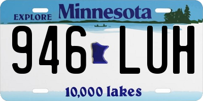 MN license plate 946LUH