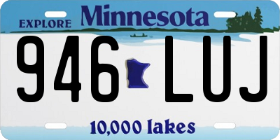 MN license plate 946LUJ
