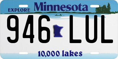 MN license plate 946LUL