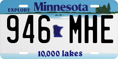 MN license plate 946MHE