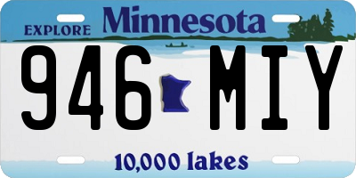 MN license plate 946MIY