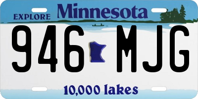 MN license plate 946MJG