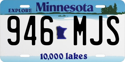 MN license plate 946MJS