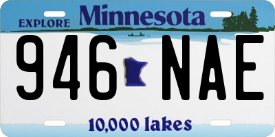 MN license plate 946NAE